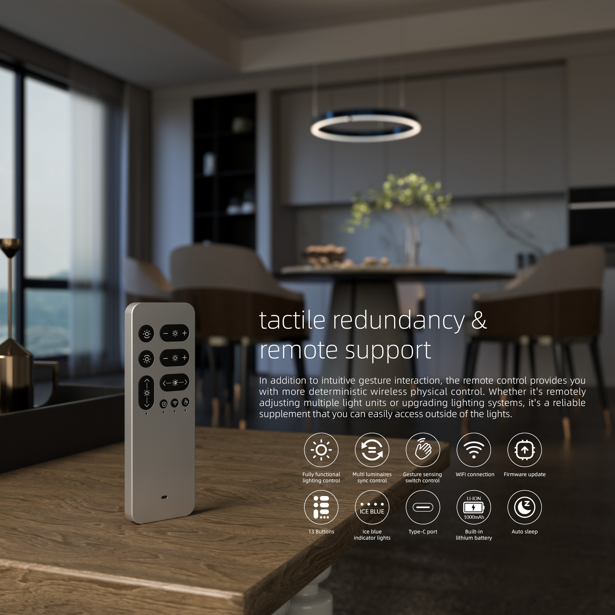 tactile redundancy & remote support