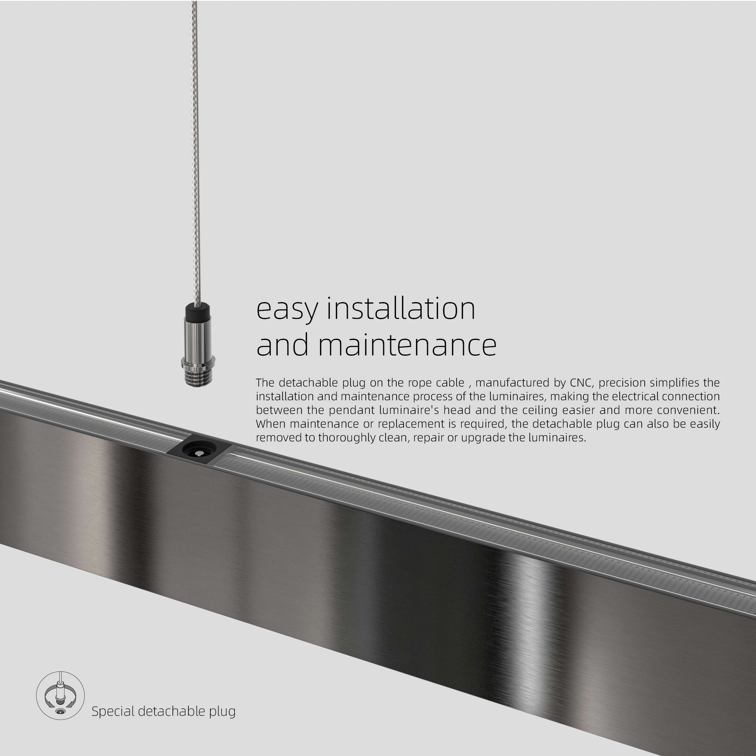 easy installation and maintenance