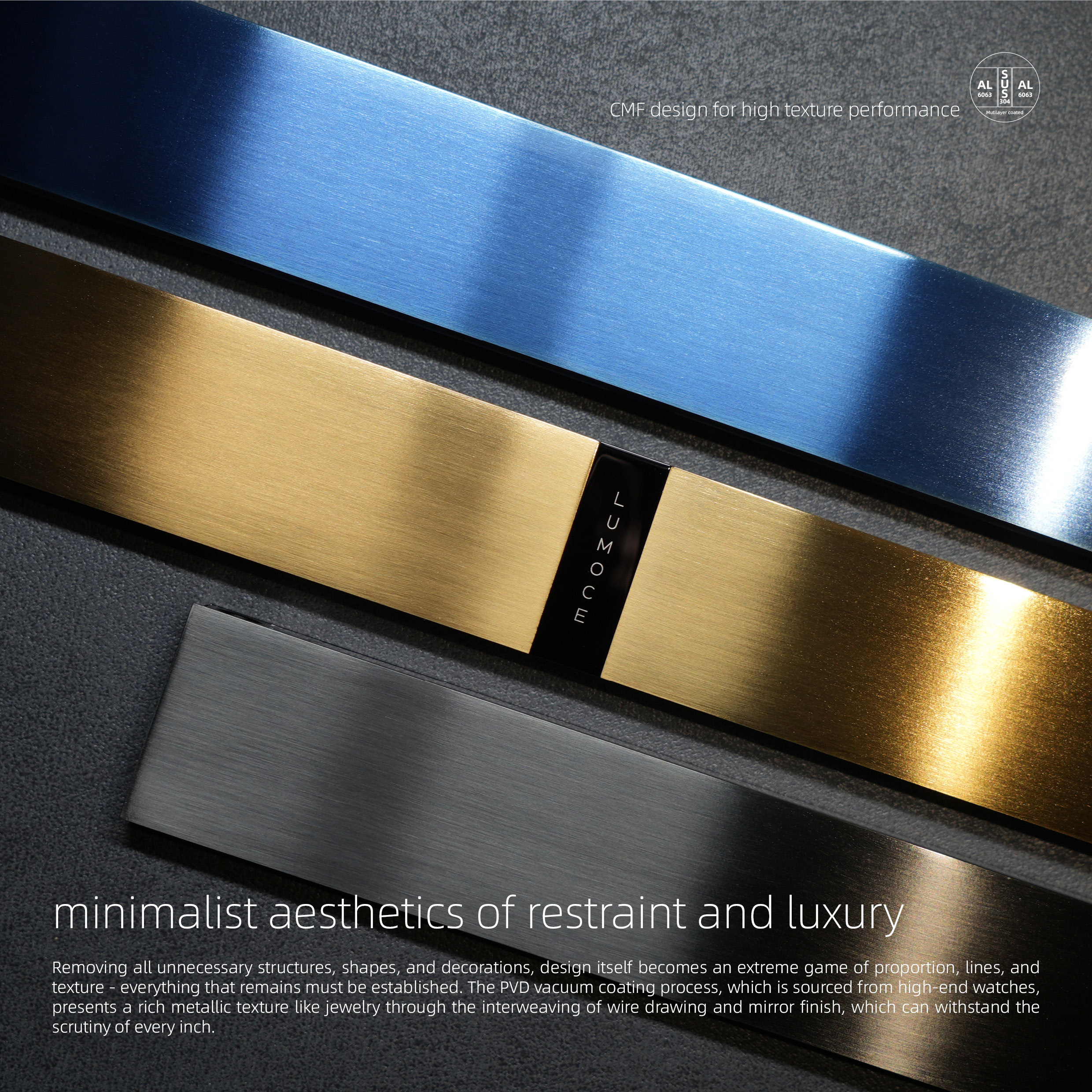 minimalist aesthetics of restraint and luxury