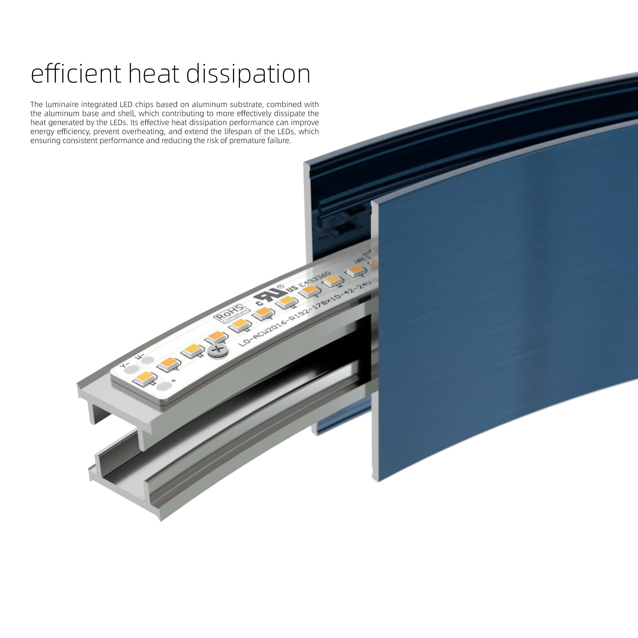 efficient heat dissipation