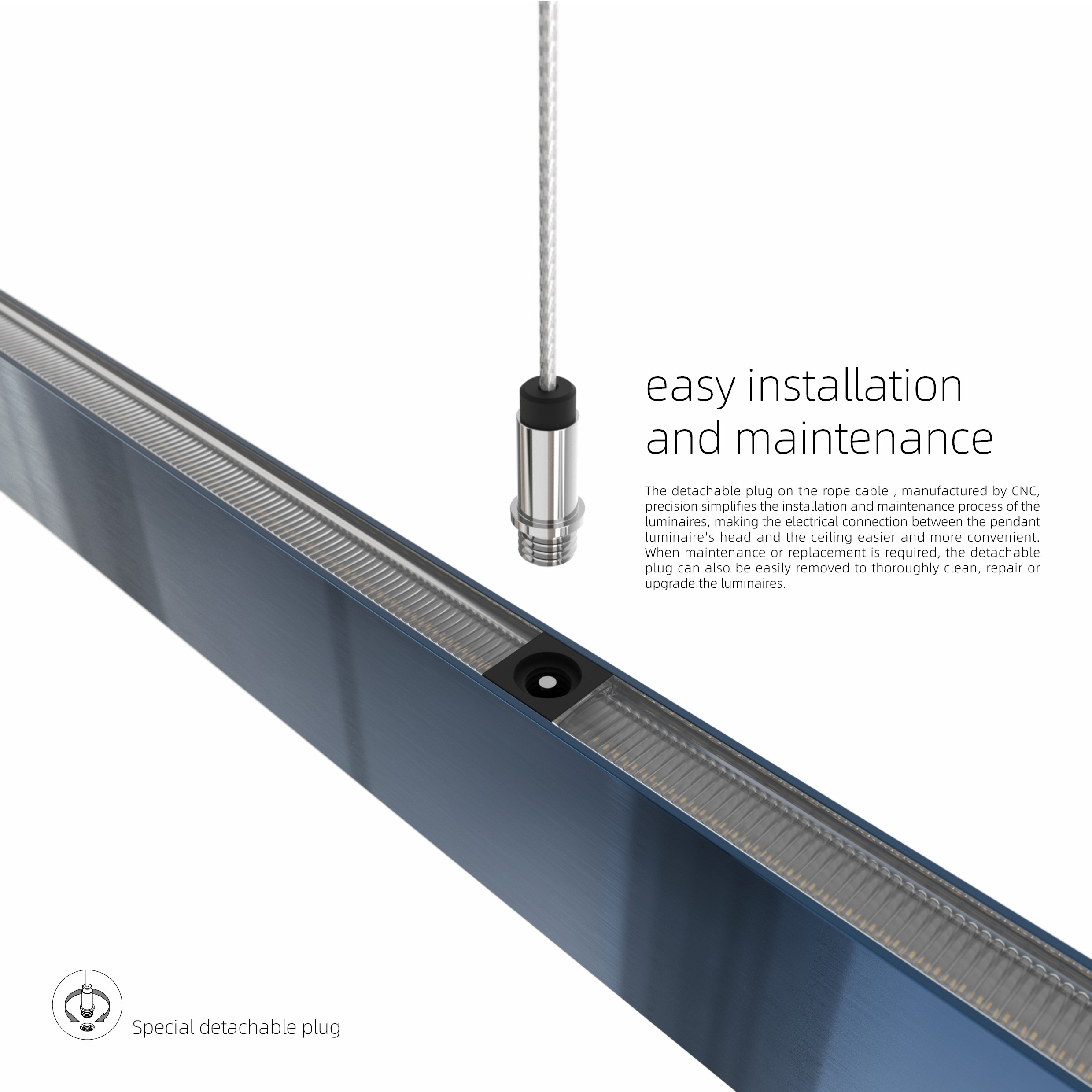 easy installation and maintenance